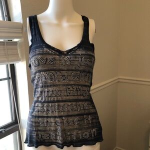 The Classic glam knitted tank! Small!